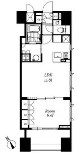 チェスターコート御茶ノ水【10階】の間取り
