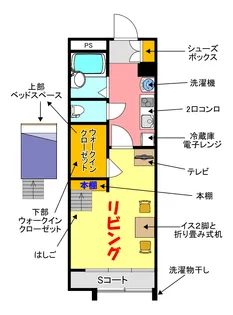 大阪府大阪市平野区喜連3【アパート】の間取り