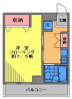 クレール浅野【2階】の間取り