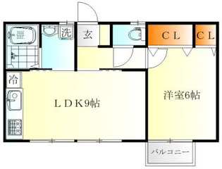 ます美ハイツ【2階】の間取り