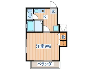 ホームズ B棟【2階】の間取り