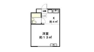 メイプルハウスもみじ【1階】の間取り