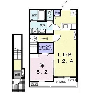 メゾンナチュール【2階】の間取り