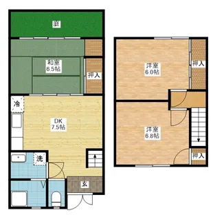 Casa Vista B棟の間取り