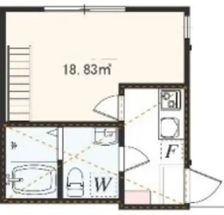 神奈川県相模原市緑区西橋本1【アパート】の間取り