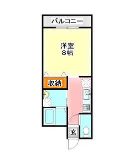 福岡県田川市大字伊田【アパート】の間取り