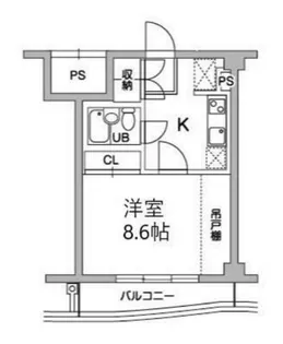 Tsgarden稲城【2階】の間取り