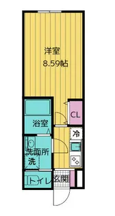 クリオ ラモード神楽坂【2階】の間取り