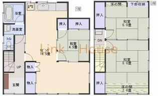 東京都葛飾区高砂3【一戸建】の間取り