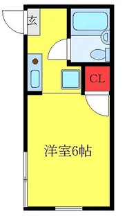 東京都豊島区池袋本町4【アパート】の間取り