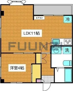 グリーンパレスMK【2階】の間取り