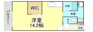 ウイングス片野I【10階】の間取り
