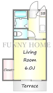 東京都世田谷区太子堂2【アパート】の間取り