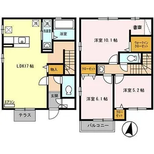シャイニーコートEの間取り