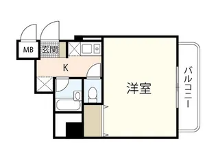 比治山エコテラス【2階】の間取り
