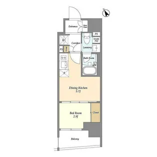 テラス横浜鶴見【10階】の間取り