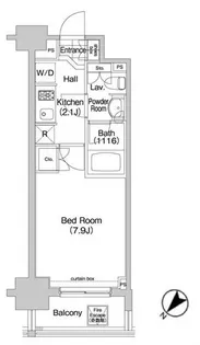 コンフォリア三田EAST【10階】の間取り