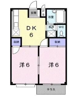 エルディムカーサI【1階】の間取り