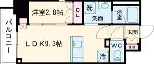 ミュプレ巣鴨駅前【13階】の間取り