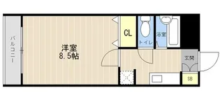 クロノスV花園【2階】の間取り