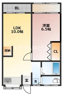 ブーカ千歳【2階】の間取り