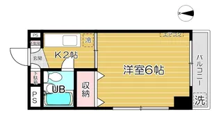 ハイツ南浦和【1階】の間取り