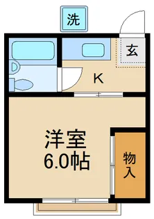 ロッヂ80【2階】の間取り