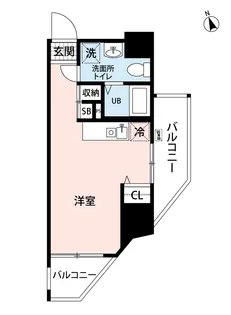 サヴォイバルビゾン【2階】の間取り