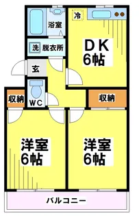 東京都調布市東つつじケ丘3【マンション】の間取り