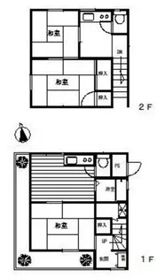 東京都板橋区上板橋3【一戸建】の間取り