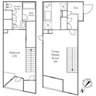 東京都世田谷区三宿2【マンション】の間取り