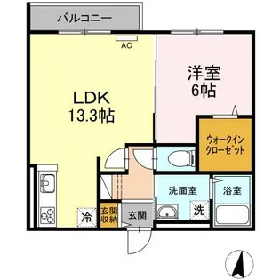 ツインテラスX【3階】の間取り