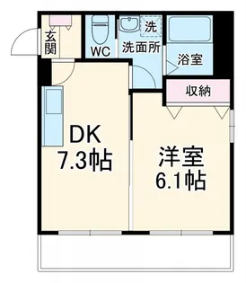 ガーデンコート船橋【2階】の間取り