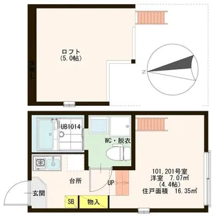 アルストロメリア【1階】の間取り