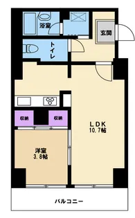 アルーサ北与野ノースピア上落合【8階】の間取り