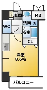 パルティール金山【2階】の間取り