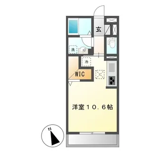 D room松葉【1階】の間取り