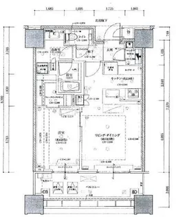 白金ザ スカイ EAST【16階】の間取り