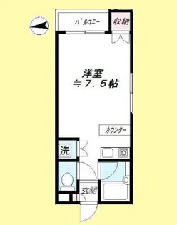 コーポサンライズII【1階】の間取り