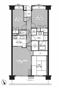 アーバンフォート下北沢【2階】の間取り