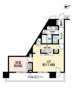 プリズムタワー【21階】の間取り