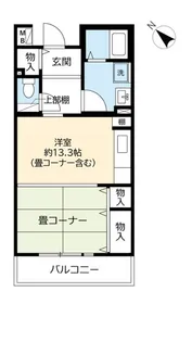 URルネシティ深江本町【3階】の間取り