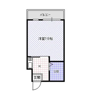 レディースマンション【3階】の間取り