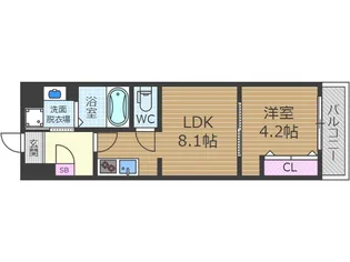 Gracias Court富田【2階】の間取り