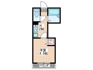 メゾフォルテ大宮【3階】の間取り