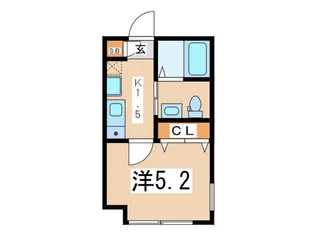 HARBOR HILLS TENNOCHO【1階】の間取り