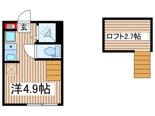 シースカイ平井【2階】の間取り