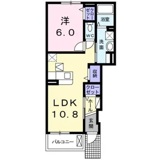 ブライト I【1階】の間取り