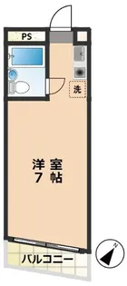 アクチュエールホシノ【3階】の間取り