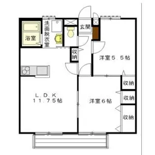 ソレジオ桜ヶ丘【1階】の間取り